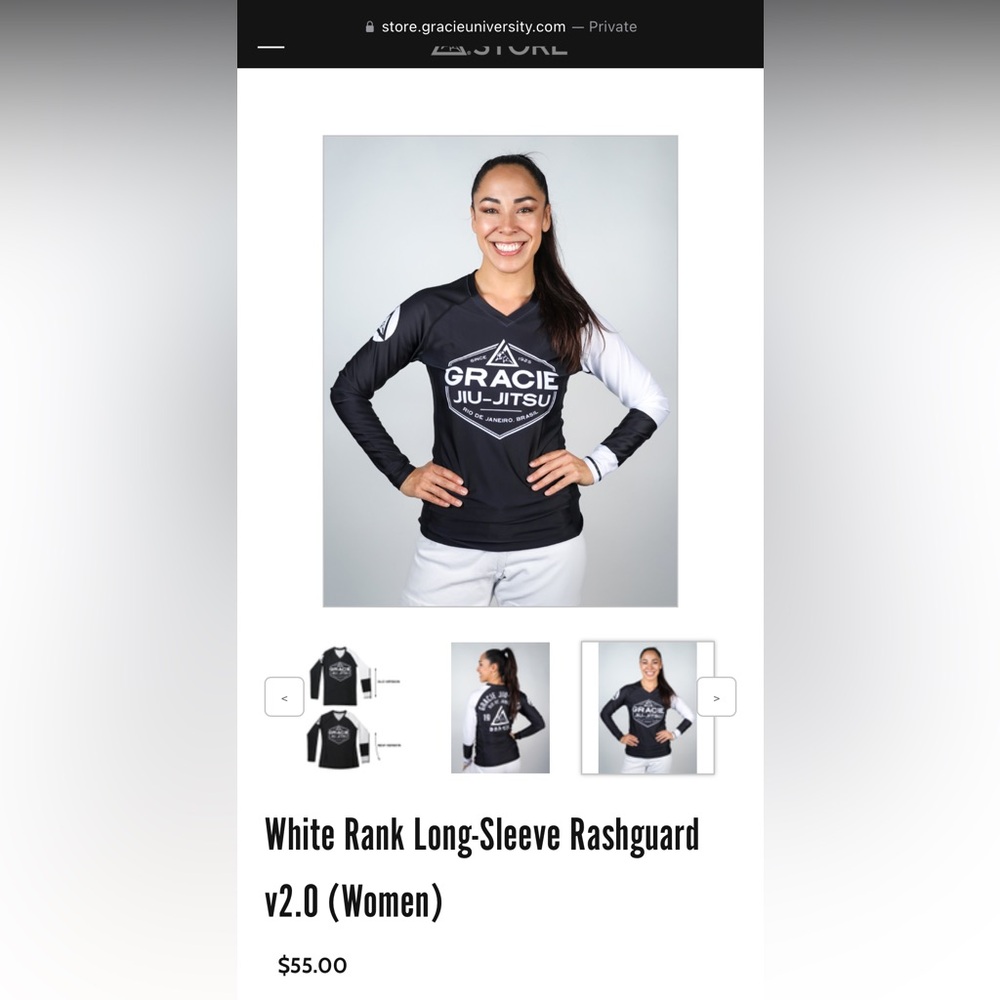 Gracie University Women’s Rashguard
